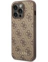 Hurtownia GSM - Etui Guess GUHCP14LG4GFBR Apple iPhone 14 Pro marron/brown hard case 4G Metal Gold Logo - GUE1882 - {ean13} - Hurt