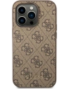 Hurtownia GSM - Etui Guess GUHCP14LG4GFBR Apple iPhone 14 Pro marron/brown hard case 4G Metal Gold Logo - GUE1882 - {ean13} - Hurt