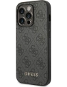 Hurtownia GSM - Etui Guess GUHCP14LG4GFGR Apple iPhone 14 Pro gri/grey hard case 4G Metal Gold Logo - GUE1883 - {ean13} - Hurt