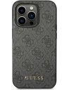 Hurtownia GSM - Etui Guess GUHCP14LG4GFGR Apple iPhone 14 Pro gri/grey hard case 4G Metal Gold Logo - GUE1883 - {ean13} - Hurt