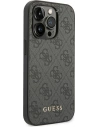 Hurtownia GSM - Etui Guess GUHCP14LG4GFGR Apple iPhone 14 Pro gri/grey hard case 4G Metal Gold Logo - GUE1883 - {ean13} - Hurt
