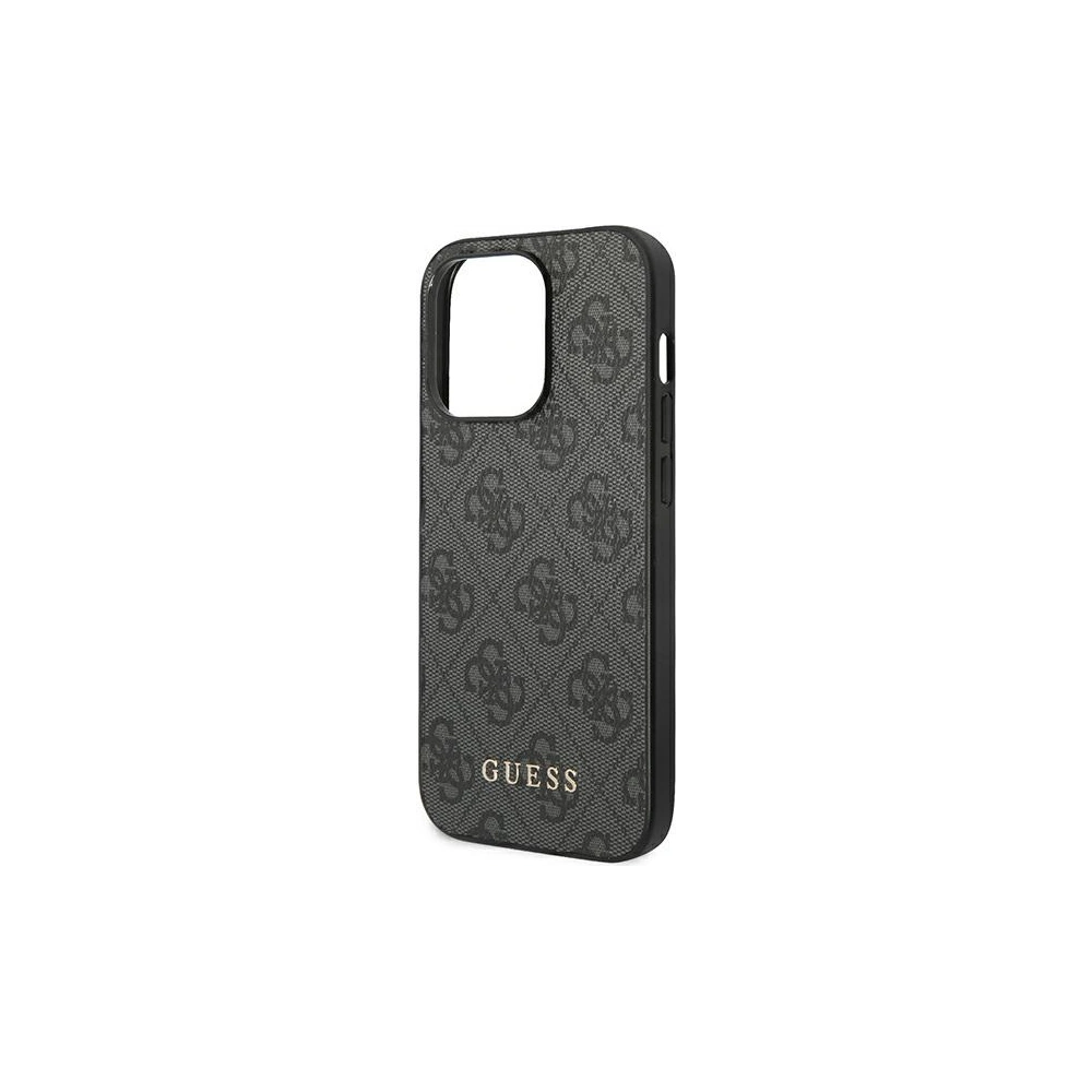 Hurtownia GSM - Etui Guess GUHCP14LG4GFGR Apple iPhone 14 Pro gri/grey hard case 4G Metal Gold Logo - GUE1883 - {ean13} - Hurt