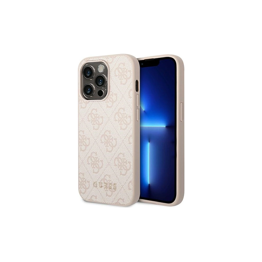Hurtownia GSM - Etui Guess GUHCP14LG4GFPI Apple iPhone 14 Pro roz/roz hard case 4G Metal Gold Logo - GUE1884 - {ean13} - Hurt