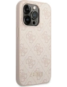 Hurtownia GSM - Etui Guess GUHCP14LG4GFPI Apple iPhone 14 Pro różowy/pink hard case 4G Metal Gold Logo - GUE1884 - {ean13} - Hurt