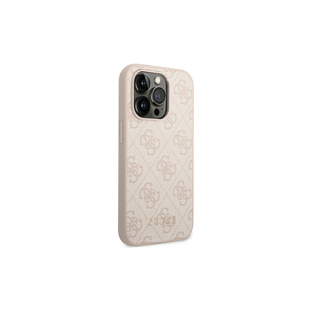 Hurtownia GSM - Etui Guess GUHCP14LG4GFPI Apple iPhone 14 Pro roz/roz hard case 4G Metal Gold Logo - GUE1884 - {ean13} - Hurt