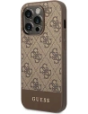 Hurtownia GSM - Etui Guess GUHCP14LG4GLBR Apple iPhone 14 Pro brązowy/brown hard case 4G Stripe Collection - GUE1885 - {ean13} - Hurt