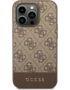 Hurtownia GSM - Etui Guess GUHCP14LG4GLBR Apple iPhone 14 Pro brązowy/brown hard case 4G Stripe Collection - GUE1885 - {ean13} - Hurt