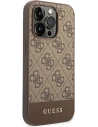 Hurtownia GSM - Etui Guess GUHCP14LG4GLBR Apple iPhone 14 Pro brązowy/brown hard case 4G Stripe Collection - GUE1885 - {ean13} - Hurt