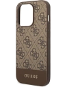 Hurtownia GSM - Etui Guess GUHCP14LG4GLBR Apple iPhone 14 Pro brązowy/brown hard case 4G Stripe Collection - GUE1885 - {ean13} - Hurt