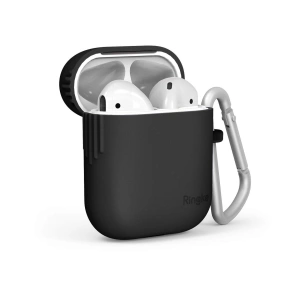 Etui din TPU Ringke pentru Apple AirPods Negru