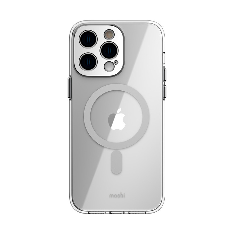 Moshi Distributor - 4711064645804 - MOSH244 - Moshi iGlaze MagSafe Apple iPhone 14 Pro (Silver) - B2B homescreen