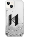 Hurtownia GSM - Etui Karl Lagerfeld KLHCP14MLBKLCS Apple iPhone 14 Plus / 15 Plus srebrny/silver hardcase Liquid Glitter Big KL - KLD986 - {ean13} - Hurt
