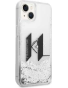 Hurtownia GSM - Etui Karl Lagerfeld KLHCP14MLBKLCS Apple iPhone 14 Plus / 15 Plus srebrny/silver hardcase Liquid Glitter Big KL - KLD986 - {ean13} - Hurt