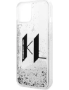 Hurtownia GSM - Etui Karl Lagerfeld KLHCP14MLBKLCS Apple iPhone 14 Plus / 15 Plus srebrny/silver hardcase Liquid Glitter Big KL - KLD986 - {ean13} - Hurt