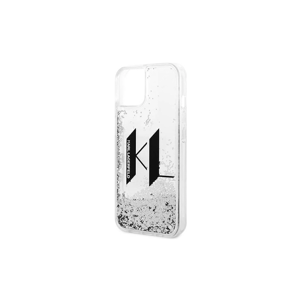 Hurtownia GSM - Etui Karl Lagerfeld KLHCP14MLBKLCS Apple iPhone 14 Plus / 15 Plus srebrny/silver hardcase Liquid Glitter Big KL - KLD986 - {ean13} - Hurt