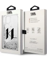 Hurtownia GSM - Etui Karl Lagerfeld KLHCP14MLBKLCS Apple iPhone 14 Plus / 15 Plus ezüst/silver hardcase Liquid Glitter Big KL - KLD986 - {ean13} - Hurt