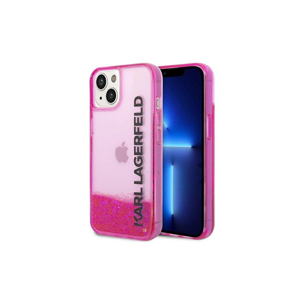 Hurtownia GSM - Case Karl Lagerfeld KLHCP14MLCKVF Apple iPhone 14 Plus / 15 Plus rosa/pink Hardcase Liquid Glitter Elong - KLD987 - {ean13} - Hurt