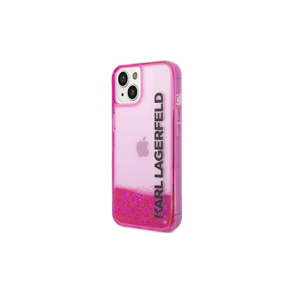 Hurtownia GSM - Case Karl Lagerfeld KLHCP14MLCKVF Apple iPhone 14 Plus / 15 Plus rosa/pink Hardcase Liquid Glitter Elong - KLD987 - {ean13} - Hurt