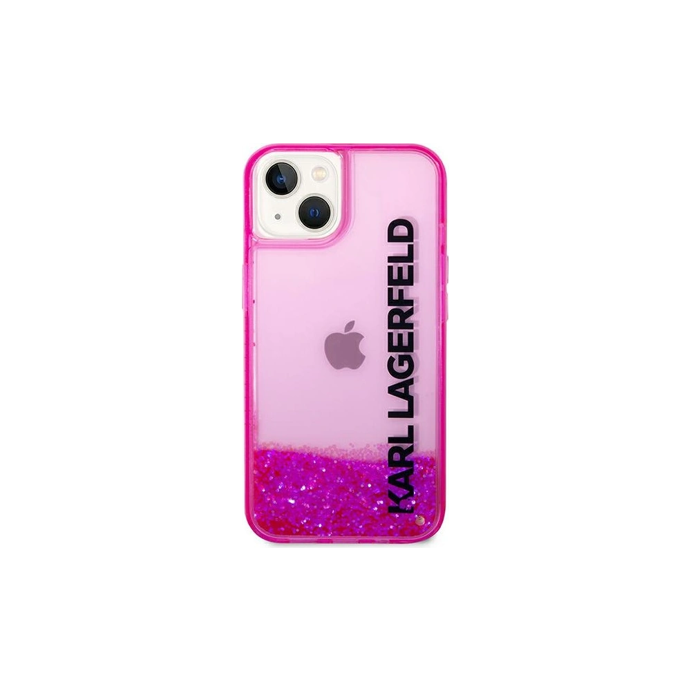 Hurtownia GSM - Case Karl Lagerfeld KLHCP14MLCKVF Apple iPhone 14 Plus / 15 Plus rosa/pink Hardcase Liquid Glitter Elong - KLD987 - {ean13} - Hurt