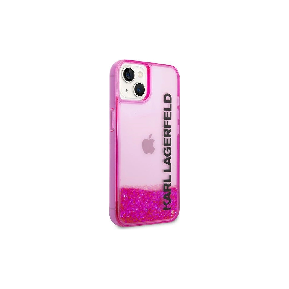 Hurtownia GSM - Etui Karl Lagerfeld KLHCP14MLCKVF Apple iPhone 14 Plus / 15 Plus rózsaszín/pink kemény tok Liquid Glitter Elong - KLD987 - {ean13} - Hurt