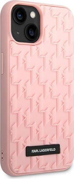 Kryt Karl Lagerfeld KLHCP14MRUPKLPP Apple iPhone 14 Plus / 15 Plus hardcase pink 3D Monogram