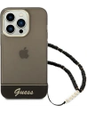 Wholesale Guess GUHCP14LHGCOHK Apple iPhone 14 Pro black hardcase Translucent Pearl Strap - GUE1890 - {ean13} - Hurt