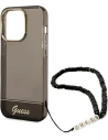 Hurtownia GSM - Etui Guess GUHCP14LHGCOHK Apple iPhone 14 Pro negru/black hardcase Translucent Pearl Strap - GUE1890 - {ean13} - Hurt