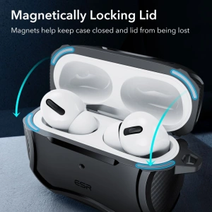 Hurtownia GSM - Etui ESR Cyber Armor Halolock MagSafe Apple AirPods 2 Pro/1 Pro Černá - ESR541 - {ean13} - Hurt