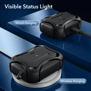 Hurtownia GSM - Etui ESR Cyber Armor Halolock MagSafe Apple AirPods 2 Pro/1 Pro Černá - ESR541 - {ean13} - Hurt