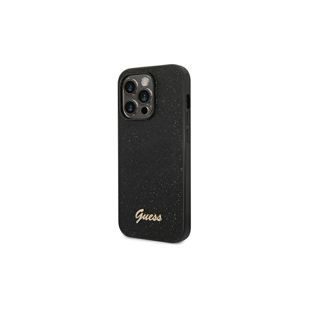 Hurtownia GSM - Etui Guess GUHCP14LHGGSHK Apple iPhone 14 Pro černý/black hard case Glitter Script - GUE1892 - {ean13} - Hurt