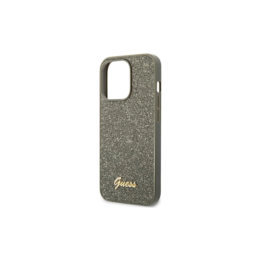 Hurtownia GSM - Case Guess GUHCP14LHGGSHN Apple iPhone 14 Pro grün/hard case Glitter Script - GUE1893 - {ean13} - Hurt