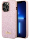 Hurtownia GSM - Case Guess GUHCP14LHGGSHP Apple iPhone 14 Pro rosa/pink Hartschale Glitter Script - GUE1894 - {ean13} - Hurt