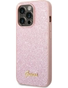 Hurtownia GSM - Case Guess GUHCP14LHGGSHP Apple iPhone 14 Pro rosa/pink Hartschale Glitter Script - GUE1894 - {ean13} - Hurt