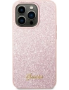 Hurtownia GSM - Case Guess GUHCP14LHGGSHP Apple iPhone 14 Pro rosa/pink Hartschale Glitter Script - GUE1894 - {ean13} - Hurt