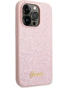 Hurtownia GSM - Case Guess GUHCP14LHGGSHP Apple iPhone 14 Pro rosa/pink Hartschale Glitter Script - GUE1894 - {ean13} - Hurt