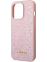 Hurtownia GSM - Case Guess GUHCP14LHGGSHP Apple iPhone 14 Pro rosa/pink Hartschale Glitter Script - GUE1894 - {ean13} - Hurt