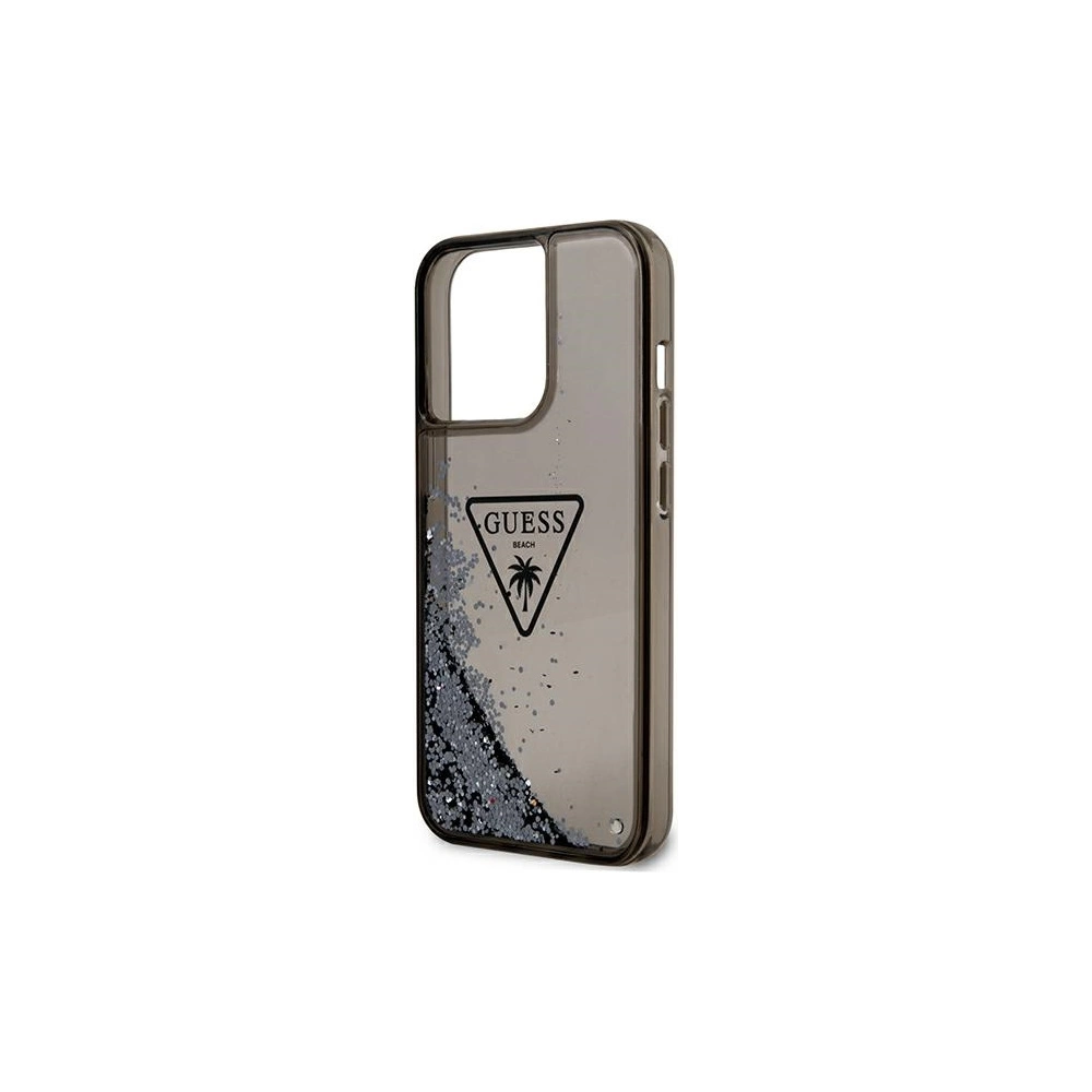 Hurtownia GSM - Etui Guess GUHCP14LLFCTPK Apple iPhone 14 Pro černý/black hardcase Liquid Glitter Palm Collection - GUE1895 - {ean13} - Hurt
