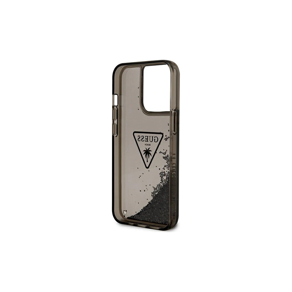 Hurtownia GSM - Case Guess GUHCP14LLFCTPK Apple iPhone 14 Pro schwarz/black hardcase Liquid Glitter Palm Collection - GUE1895 - {ean13} - Hurt