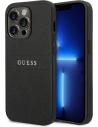 Case Guess GUHCP14LPSASBBK Apple iPhone 14 Pro schwarz/black Saffiano Strap