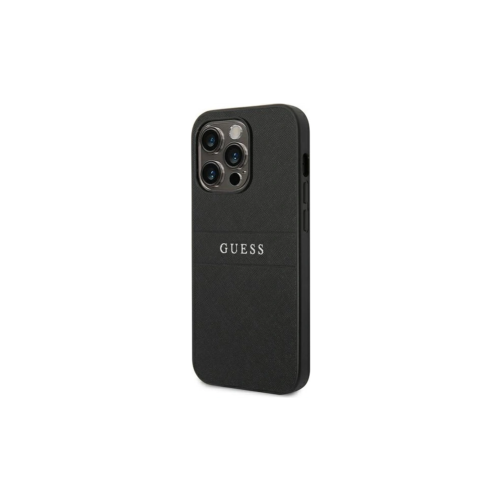 Hurtownia GSM - Case Guess GUHCP14LPSASBBK Apple iPhone 14 Pro schwarz/black Saffiano Strap - GUE1896 - {ean13} - Hurt