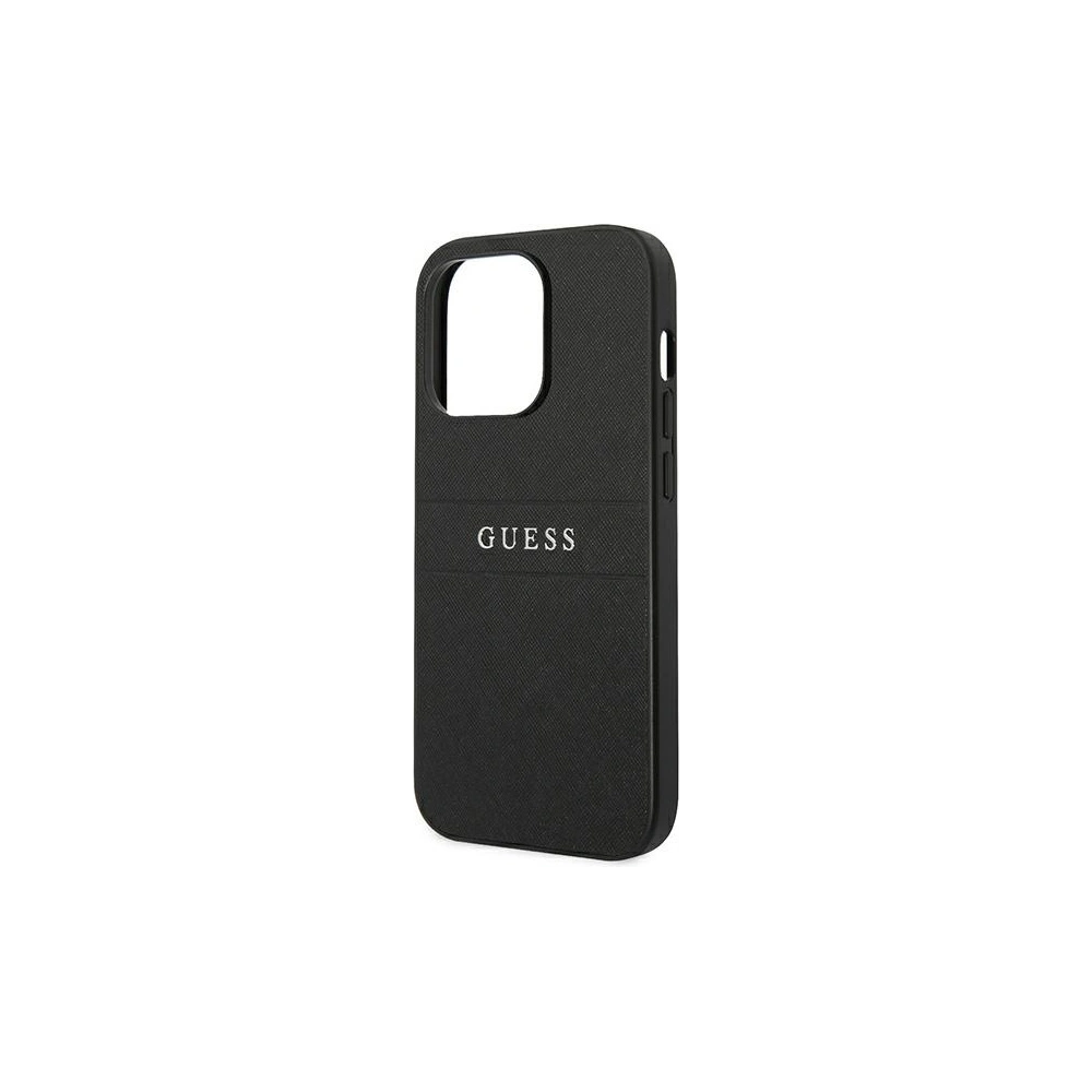 Hurtownia GSM - Etui Guess GUHCP14LPSASBBK Apple iPhone 14 Pro černý/black Saffiano Strap - GUE1896 - {ean13} - Hurt