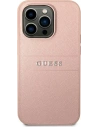 Hurtownia GSM - Case Guess GUHCP14LPSASBPI Apple iPhone 14 Pro rosa/pink Saffiano Strap - GUE1897 - {ean13} - Hurt