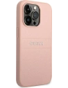 Wholesale Guess GUHCP14LPSASBPI Apple iPhone 14 Pro pink Saffiano Strap - GUE1897 - {ean13} - Hurt