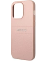 Wholesale Guess GUHCP14LPSASBPI Apple iPhone 14 Pro pink Saffiano Strap - GUE1897 - {ean13} - Hurt