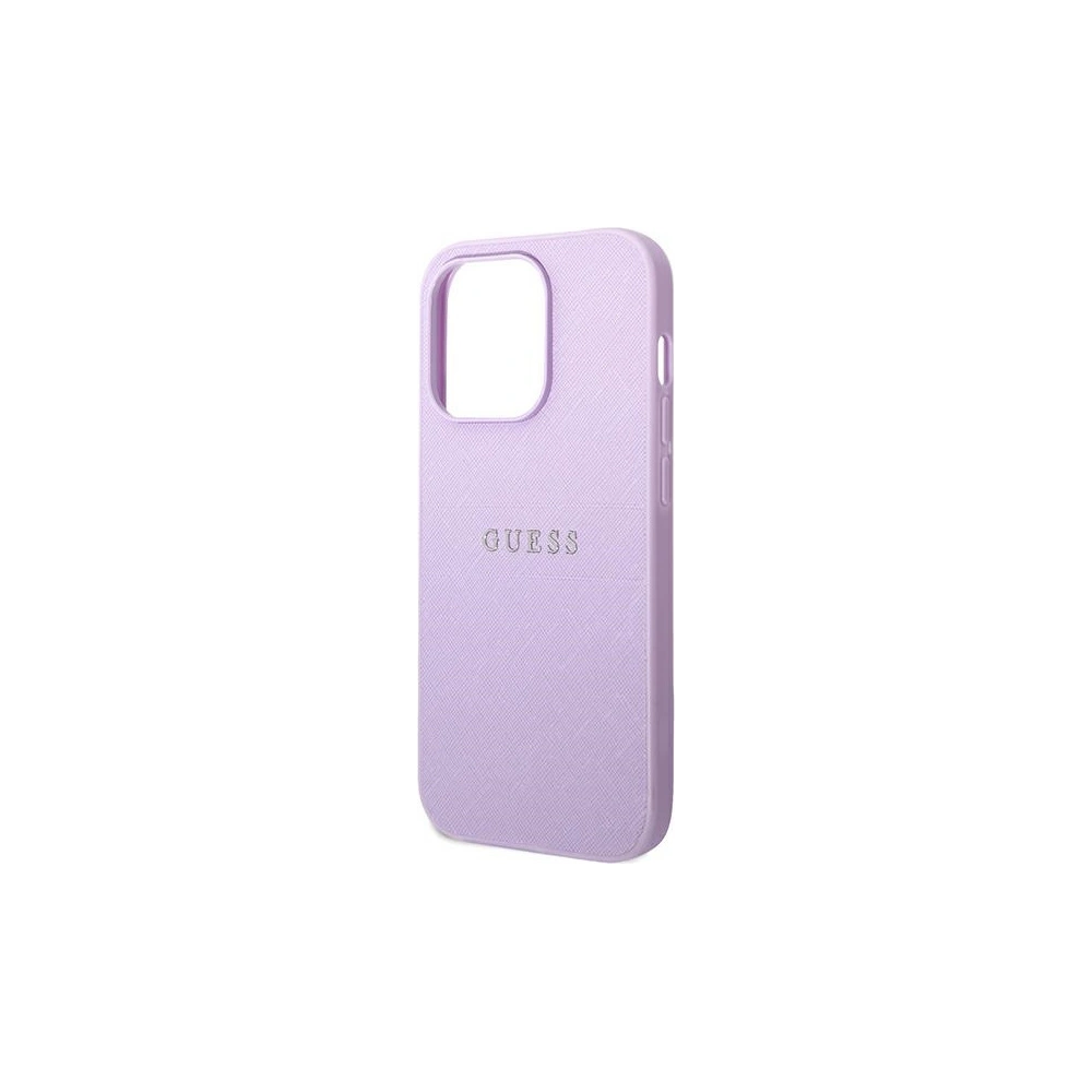 Hurtownia GSM - Case Guess GUHCP14LPSASBPU Apple iPhone 14 Pro lila/purple Saffiano Strap - GUE1898 - {ean13} - Hurt