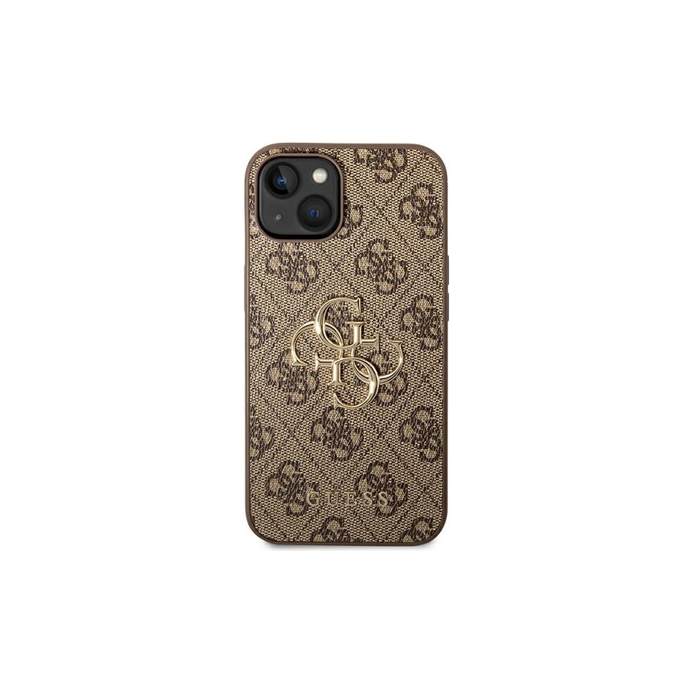 Wholesale Guess GUHCP14M4GMGBR Apple iPhone 14 Plus / 15 Plus brown hardcase 4G Big Metal Logo - GUE1900 - {ean13} - Hurt