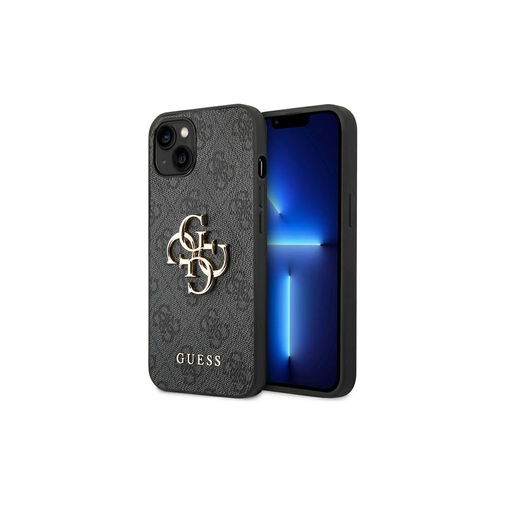 Wholesale Guess GUHCP14M4GMGGR Apple iPhone 14 Plus / 15 Plus grey hardcase 4G Big Metal Logo - GUE1901 - {ean13} - Hurt