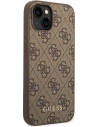 Hurtownia GSM - Etui Guess GUHCP14MG4GFBR Apple iPhone 14 Plus / 15 Plus maro/brown hard case 4G Metal Gold Logo - GUE1903 - {ean13} - Hurt