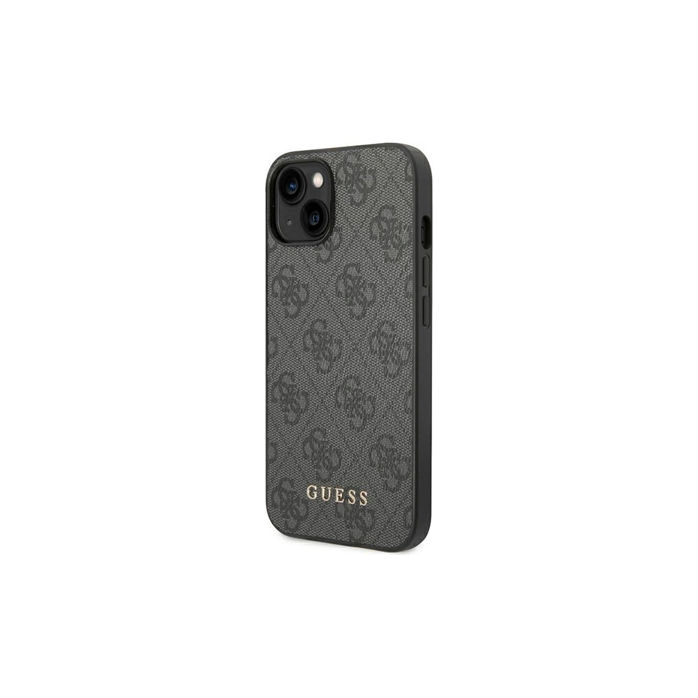 Hurtownia GSM - Case Guess GUHCP14MG4GFGR Apple iPhone 14 Plus / 15 Plus grau/grey Hardcase 4G Metall Gold-Logo - GUE1904 - {ean13} - Hurt
