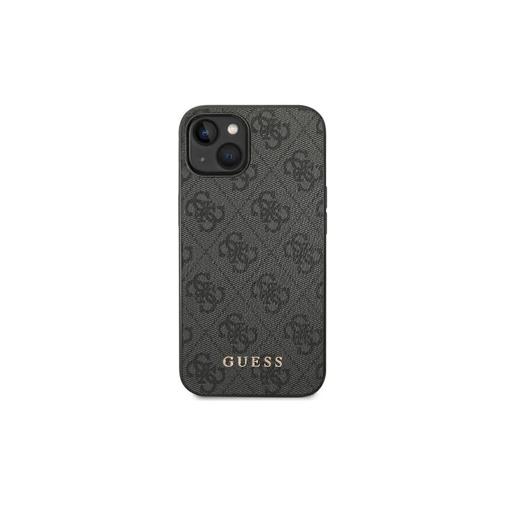 Hurtownia GSM - Case Guess GUHCP14MG4GFGR Apple iPhone 14 Plus / 15 Plus grau/grey Hardcase 4G Metall Gold-Logo - GUE1904 - {ean13} - Hurt